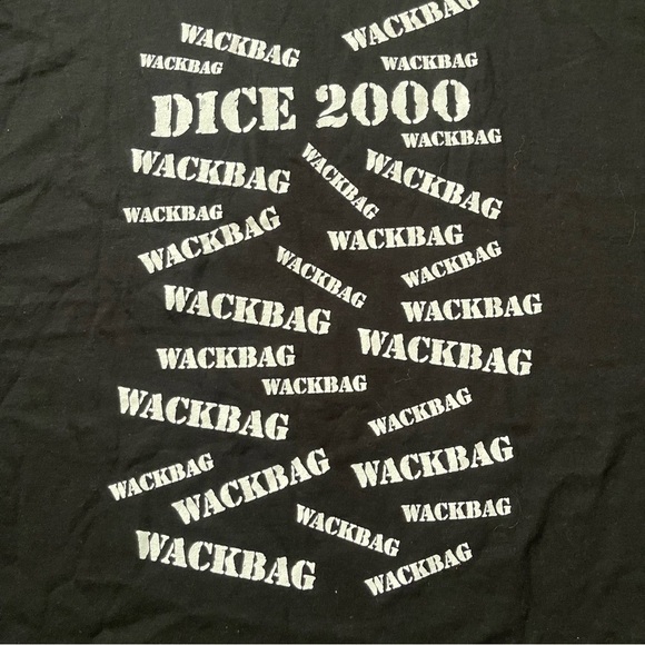Vintage Andrew Dice Clay Comedian Wackbag 2000 Tour Double-Sided Graphic Tee XL - Picture 4 of 5